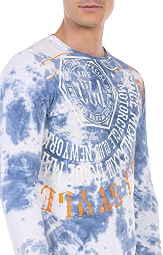 Cipo & Baxx Herren Sweatshirt Series – Stylischer Pullover für Streetwear Lovers – Bequemer Rundhalseinheitsprint Sweate