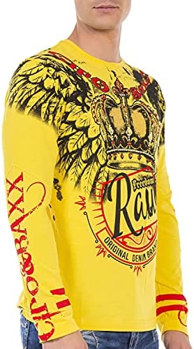 Cipo & Baxx Herren Sweatshirt Series – Stylischer Pullover für Streetwear Lovers – Bequemer Rundhalseinheitsprint Sweate