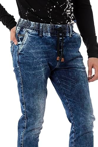 Cipo & Baxx Herren Stretch Jeanhose Slim Fit Trendig und bequem | Cipo & Baxx Männer Stretch Jeanshosen Slim Fit Premiu