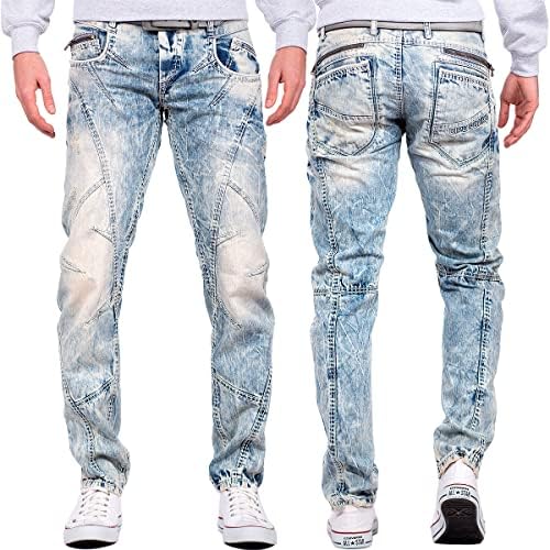 Cipo & Baxx Herren Jeans – Stylische Regular-Fit Denim mit Stone-Washed-Design & Used-Look | Bequeme & modische Jeans fü – Bild 52