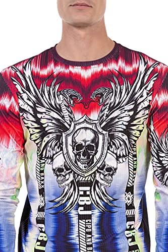 Cipo & Baxx Herren Sweatshirt Series – Stylischer Pullover für Streetwear Lovers – Bequemer Rundhalseinheitsprint Sweate