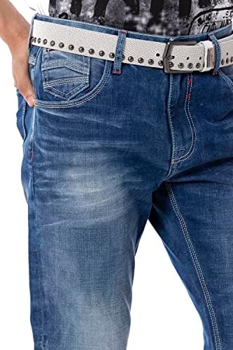 Cipo & Baxx Herren Stretch Jeanhose Slim Fit Trendig und bequem | Cipo & Baxx Männer Stretch Jeanshosen Slim Fit Premiu