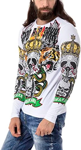 Cipo & Baxx Herren Sweatshirt Series – Stylischer Pullover im Modernen Streetwear Look – Bequemer Sweater für Alltag & F