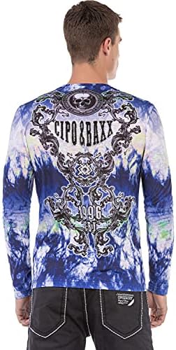 Cipo & Baxx Herren Sweatshirt Series – Stylischer Pullover für Streetwear Lovers – Bequemer Rundhalseinheitsprint Sweate