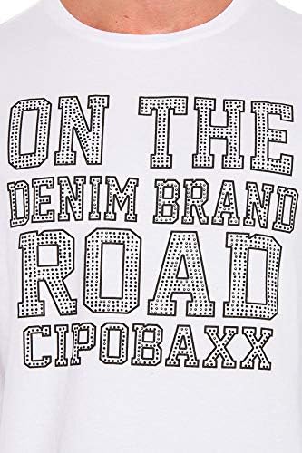 Cipo & Baxx Herren Sweatshirt Series – Stylischer Pullover im Modernen Streetwear Look mit Rundhals & Print – Comfortabl