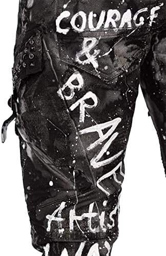 Cipo & Baxx Herren Jeans - Stylische Denim-Mode mit hohem Markanten_design | Regular & Slim Fit | Stonewashed Effect des