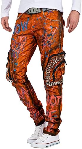 Cipo & Baxx Herren Jeans - Stylische Denim-Mode mit Slim-Fit & Regular-Fit für Individualisten im Bikerstyle!