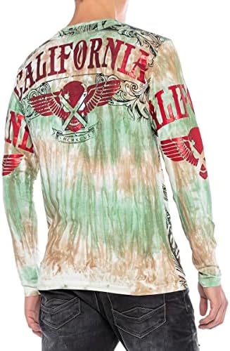 Cipo & Baxx Herren Sweatshirt Series – Stylischer Pullover im Modernen Streetwear Look mit Rundhals & Print – Comfortabl