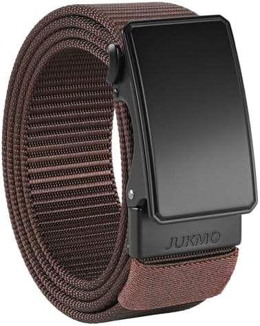 JUKMO Automatik Gürtel für Herren, robustes Nylon, 3,8cm Breite, praktische Ratsche-Funktion | JUKMO Herren Automatik G