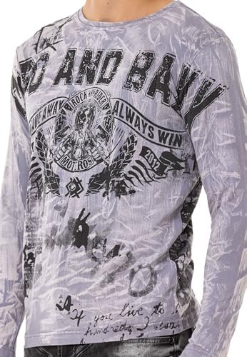 Cipo & Baxx Herren Sweatshirt Series – Stylischer Pullover im Modernen Streetwear Look – Bequemer Sweater für Alltag & F