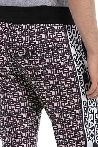 Cipo & Baxx Herren Jogginganzug Series – Zweiteiliges Set aus Kapuzenjacke und Jogginghose für Sport- und Casual-User im