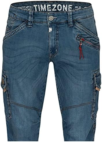 Timezone Herren Benitotz Cargohose für Outdoor-Aktivitäten mit zahlreichen Taschen und praktischem Design 32x32