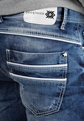 Cipo & Baxx Herren Jeans Regular Fit & Slim Fit – Stylischer Used Look Jeans für Männer | Blue & Black Jeans für Alltag – Bild 17
