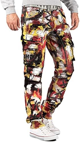 Cipo & Baxx Herren Jeans - Stylische Denim-Mode mit Slim-Fit & Regular-Fit für Individualisten im Bikerstyle!