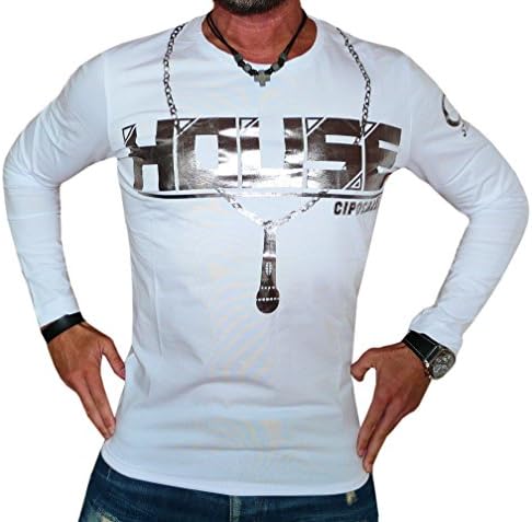 Cipo & Baxx Herren Sweatshirt Series – Stylischer Pullover im Modernen Streetwear Look mit Rundhals & Print – Comfortabl