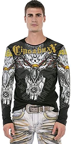 Cipo & Baxx Herren Sweatshirt Series – Stylischer Pullover für Streetwear Lovers – Bequemer Rundhalseinheitsprint Sweate