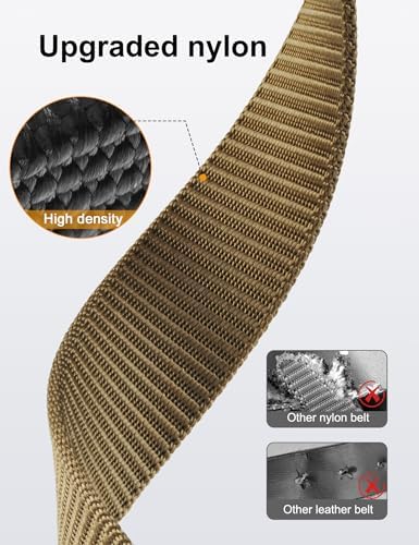 JUKMO Automatik Gürtel für Herren, robustes Nylon, 3,8cm Breite, praktische Ratsche-Funktion | JUKMO Herren Automatik G