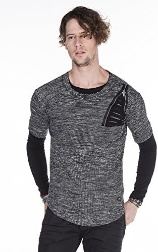 Cipo & Baxx Herren Sweatshirt Series – Stylischer Pullover im Modernen Streetwear Look mit Rundhals & Print – Comfortabl