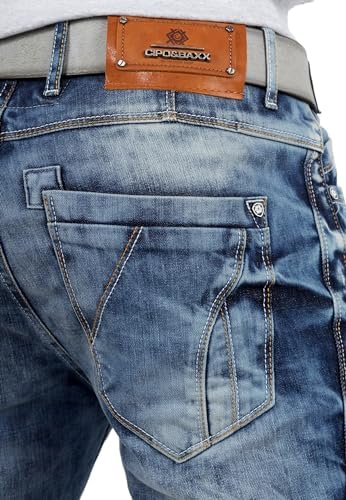 Cipo & Baxx Herren Jeans – Stylische Regular-Fit Denim mit Stone-Washed-Design & Used-Look | Bequeme & modische Jeans fü – Bild 61