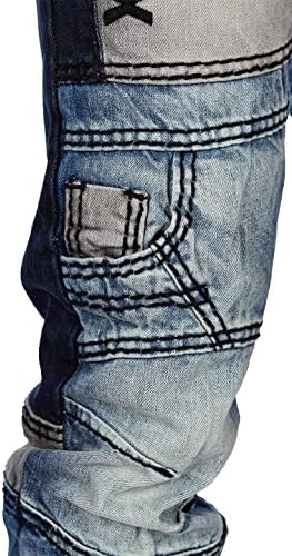 Cipo & Baxx Herren Jeans - Stylische Denim-Mode mit hohem Markanten_design | Regular & Slim Fit | Stonewashed Effect des