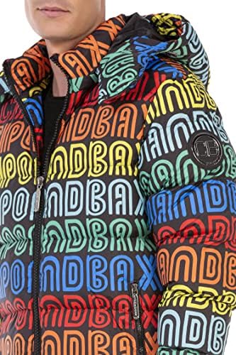 Stylische Winterjacke Herren Cipo & Baxx Series | Warme Winterjacke Herren Cipo & Baxx Series abnehmbarer Kapuze | Func