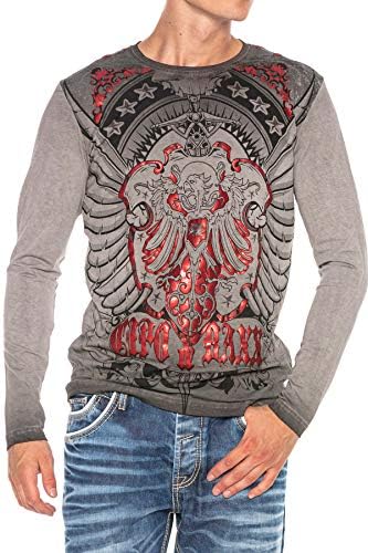 Cipo & Baxx Herren Sweatshirt Series – Stylischer Pullover im Modernen Streetwear Look mit Rundhals & Print – Comfortabl
