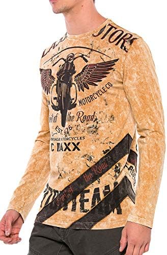 Cipo & Baxx Herren Sweatshirt Stylischer Pullover für moderne Streetwear Look – Bequemer Sweater für Alltag, Freizeit &