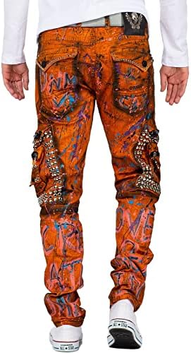 Cipo & Baxx Herren Jeans - Stylische Denim-Mode mit Slim-Fit & Regular-Fit für Individualisten im Bikerstyle!