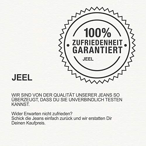 JEEL Herren-Jeans - Regular-Fit Straight-Cut - Stretch - Basic Washed - OEKO-TEX Standard 100