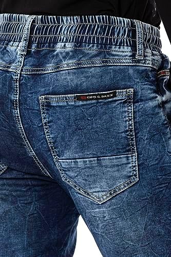 Cipo & Baxx Herren Stretch Jeanhose Slim Fit Trendig und bequem | Cipo & Baxx Männer Stretch Jeanshosen Slim Fit Premiu
