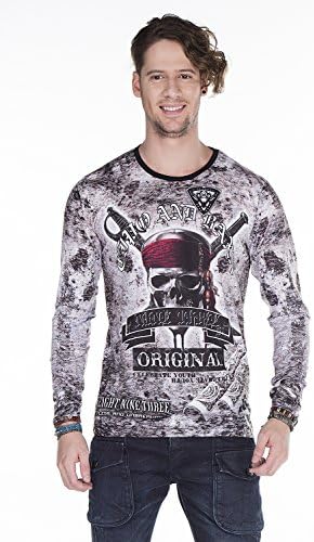 Cipo & Baxx Herren Sweatshirt Series – Stylischer Pullover im Modernen Streetwear Look mit Rundhals & Print – Comfortabl