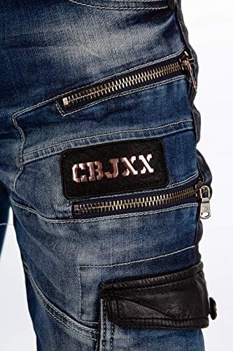 Cipo & Baxx Herren Jeans – Stylische Stonewashed & Used-Effekte | hohem markanten Details | Regular & Slim Fit für Männe
