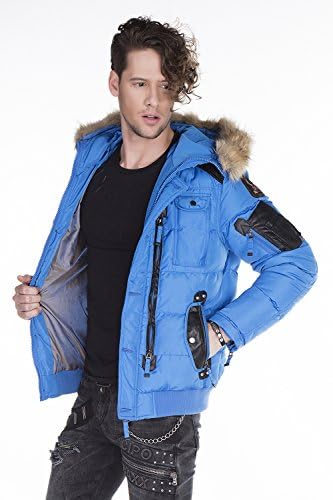 Stylische Winterjacke Herren Cipo & Baxx Series | Warme Winterjacke Herren Cipo & Baxx Series abnehmbarer Kapuze | Func