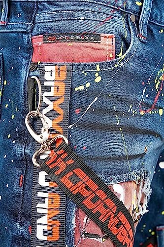 Cipo & Baxx Herren Jeans - Stylische Denim-Mode mit Slim-Fit & Regular-Fit für Individualisten im Bikerstyle!